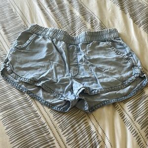 American Eagle distressed jean shorts